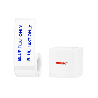 NIIMBOT - B Range - 20x90mm/2L - White Blue Text - 170 Labels