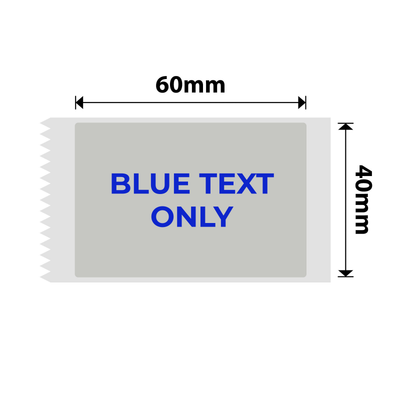 NIIMBOT - B Range - 40x60mm - Silver Grey Blue Text - 105 Labels
