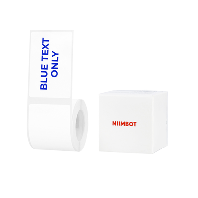 NIIMBOT - B Range - 40x60mm - White Blue Text - 125 Labels