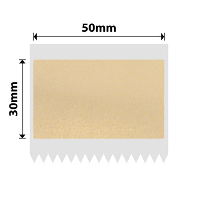 NIIMBOT - B Range - 50x30mm - Gold Transparent - 230 Labels