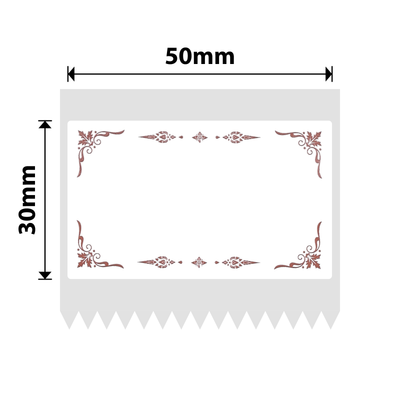 NIIMBOT - B Range - 50x30mm - Pattern B - 230 Labels