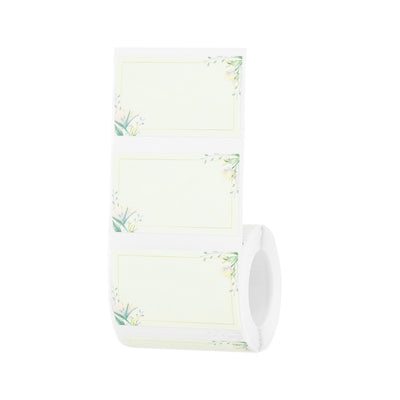 NIIMBOT - B Range - 50x30mm - White Flower - 230 Labels