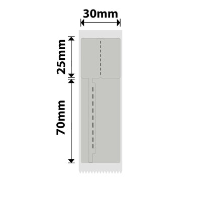 NIIMBOT - B Range - 30x95mm - Grey Jewellery Void - 65 Labels