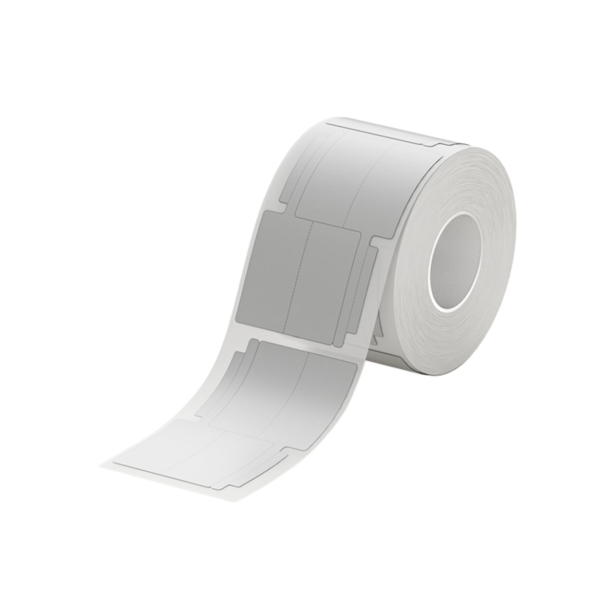 NIIMBOT - B Range - 30x30+30mm/2L - Silver Grey Double Row Jewellery Void - 210 Labels