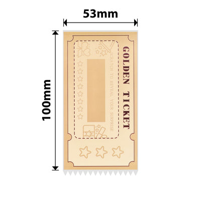 NIIMBOT - B Range - 53x100mm - 70 Gold Scratch Cards