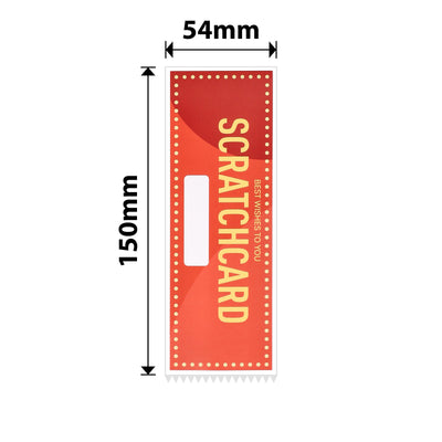 NIIMBOT - B Range - 54x150mm - 45 Bless Scratch Cards