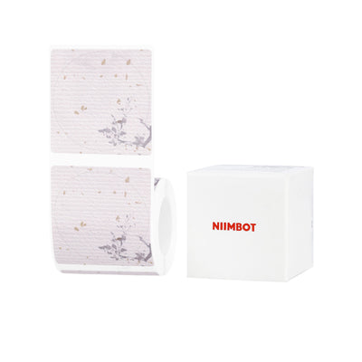 NIIMBOT - B Range - 50x50mm - Wine Among The Flowers - 145 Labels