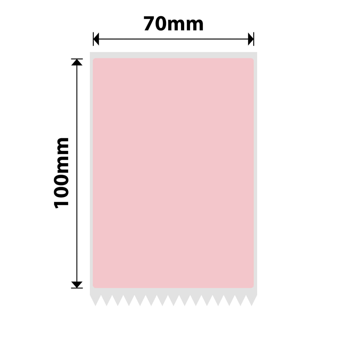 NIIMBOT - K3 Only - 70x100mm - Pink - 310 Labels