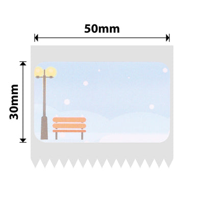 NIIMBOT - B Range - 50x30mm - Winter Scene - 230 Labels