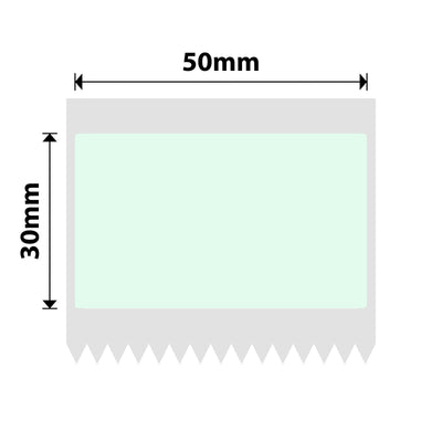 NIIMBOT - B Range - 50x30mm - Mint Green - 230 Labels