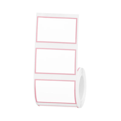 NIIMBOT - B Range - 50x30mm - Pink Border - 230 Labels