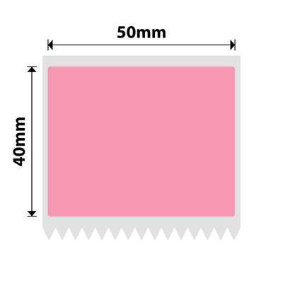 NIIMBOT - K Range - 50x40mm - Pink - 740 Labels