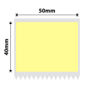 NIIMBOT - K Range - 50x40mm - Bright Yellow - 740 Labels