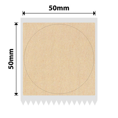 NIIMBOT - K Range - 50x50mm - Kraft Round - 600 Labels