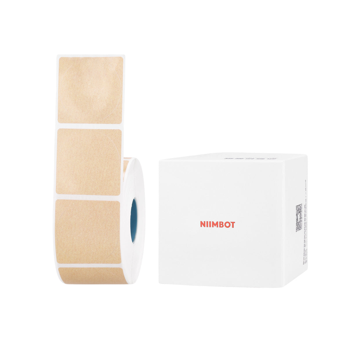 NIIMBOT - K Range - 40x40mm - Kraft Round - 740 Labels