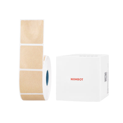 NIIMBOT - K Range - 40x40mm - Kraft Round - 740 Labels