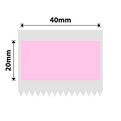 NIIMBOT - B Range - 40x20mm - Pink - 320 Labels