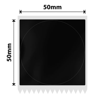 NIIMBOT - M Range - 50x50mm - Black Round - 150 Labels