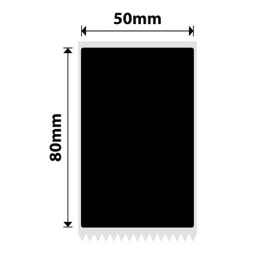 NIIMBOT - M Range - 50x80mm - Black - 90 Labels