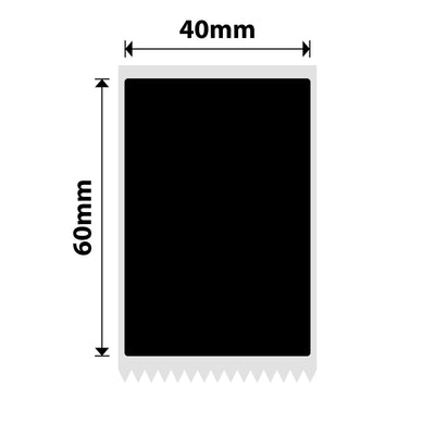 NIIMBOT - M Range - 40x60mm - Matte Black - 115 Labels