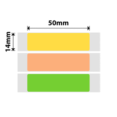 NIIMBOT - D Range - 14x50mm - Colored Freezer - 125 Labels