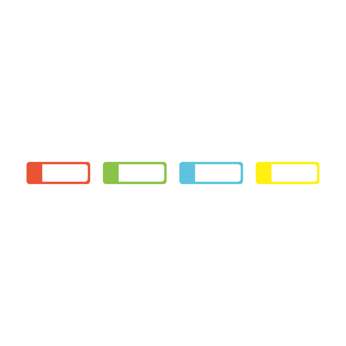 NIIMBOT - D Range - 14x40mm - Colorful Tag - 160 Labels
