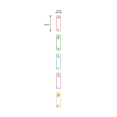 NIIMBOT - D Range - 12x40mm - Dinosaur Pattern - 155 Labels