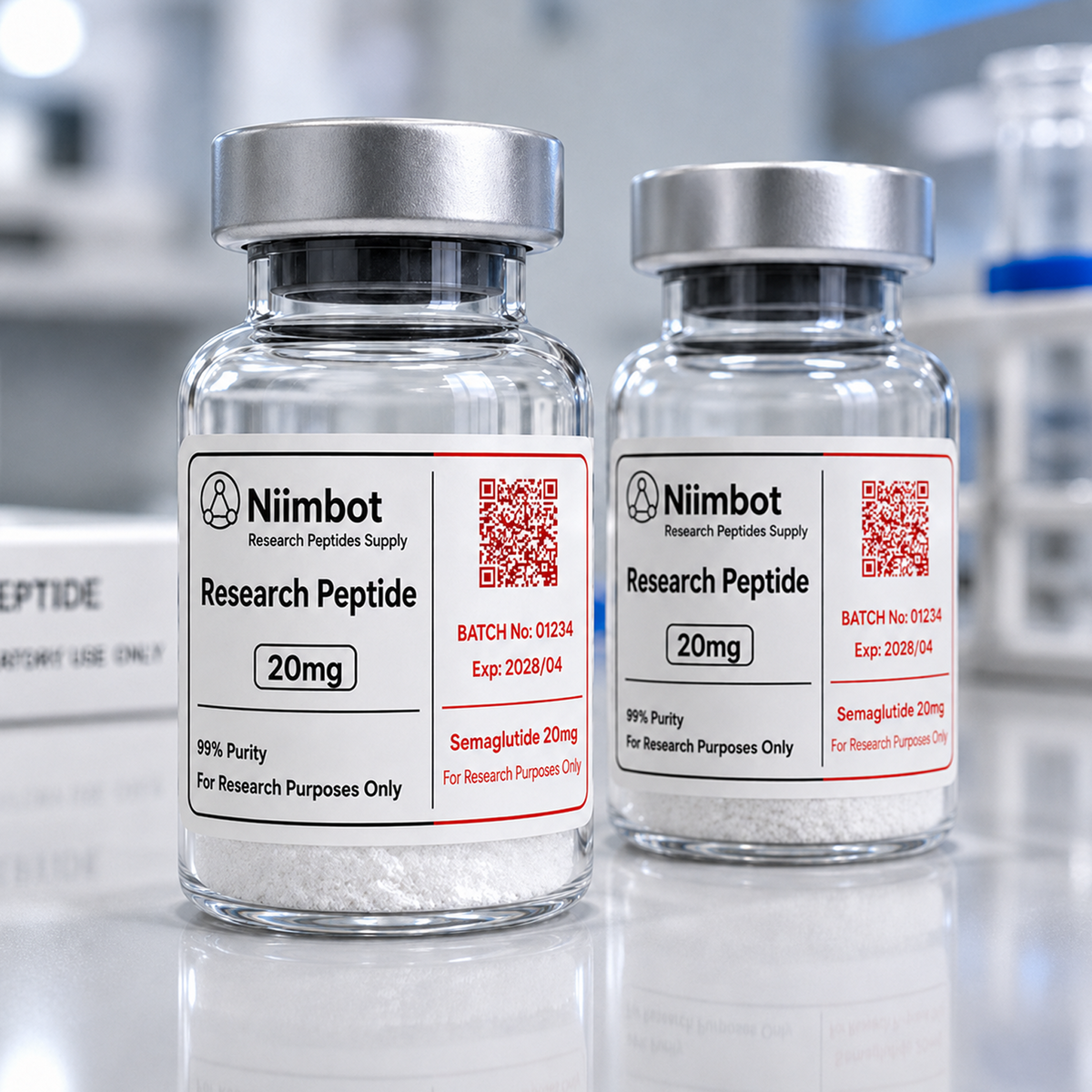 NIIMBOT - M Range - 40x20mm - White - 325 Labels