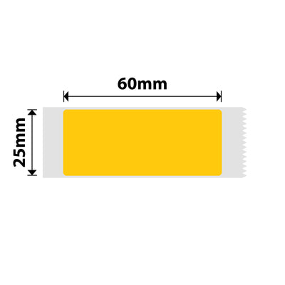 NIIMBOT - D101 Only - 25x60mm - Yellow - 110 Labels