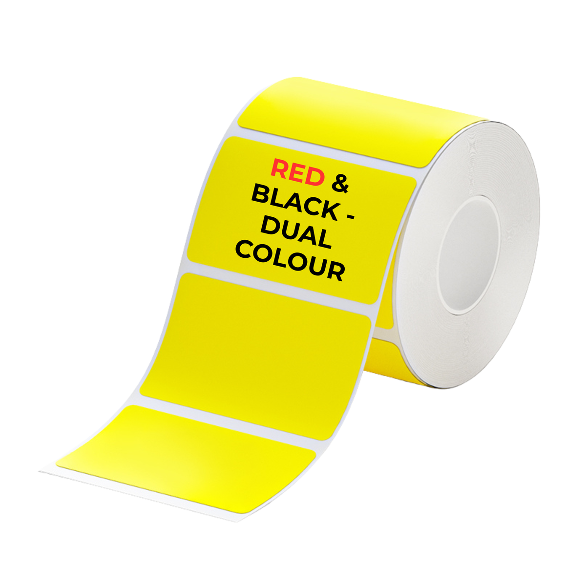 NIIMBOT - B Pro Range - 50x30mm - Yellow - Dual Colour - Red & Black Text - 230 Labels