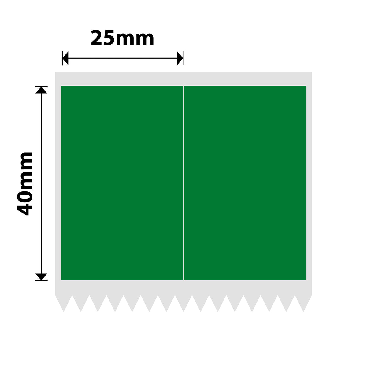 NIIMBOT - M Range - 25x40mm/2L - Green - 370 Labels