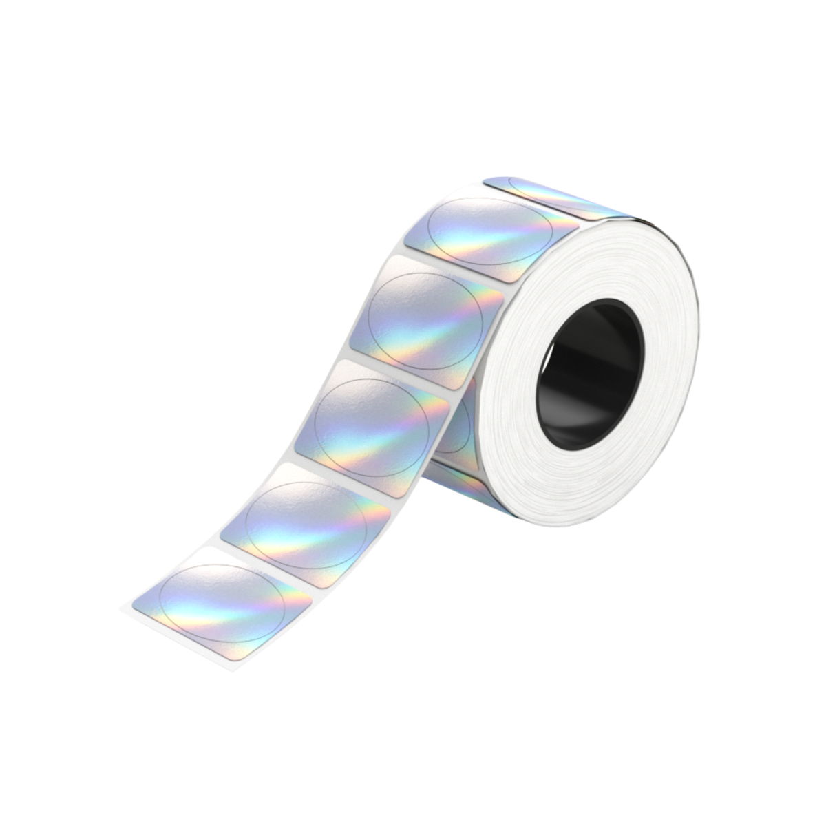 NIIMBOT - M Range - 30x20mm - Silver Oval Laser - 345 Labels