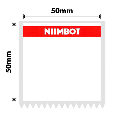 NIIMBOT - K Range - 50x50mm - NIIMBOT Logo - 600 Labels