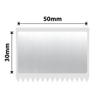 NIIMBOT - M Range - 50x30mm - Brushed 10 Silver - 180 Labels