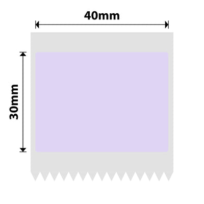 NIIMBOT - B Range - 40x30mm - Purple - 230 Labels